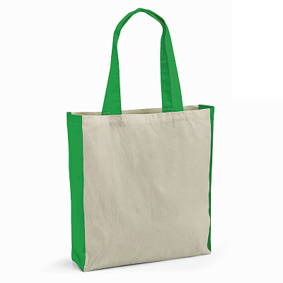 BAZAR. Сумка 140гр из 100% хлопка (Зеленый)