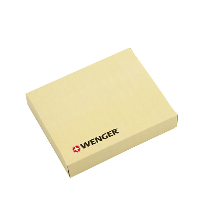 Визитница WENGER Street Hunter, коричневый, воловья кожа, 8х11х1 см