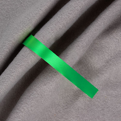 Лента сатиновая Satin 10 S, зеленая, 50 см (Зеленый)