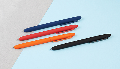 Ручка шариковая "Vega", покрытие soft touch, черный