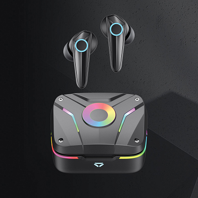 Наушники TWS с RGB-подсветкой и технологией ENC