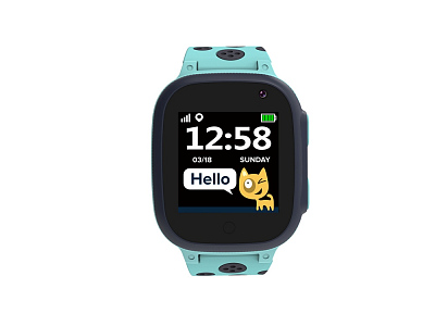 Детские часы Sandy KW-34 (Серо-голубой)