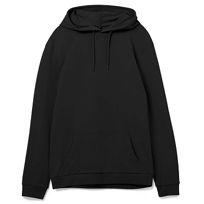 Толстовка с капюшоном унисекс Hoodie, черная (Чёрный)
