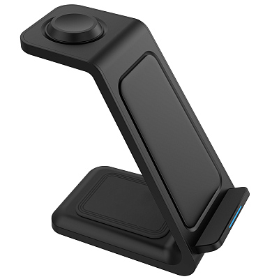 Беспроводное мультизарядное устройство Standy 15W, черный (Чёрный)