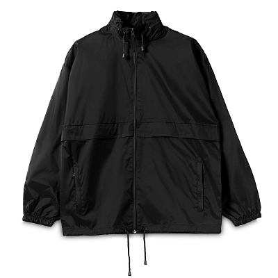 Ветровка из нейлона Surf 210, черная (Чёрный)