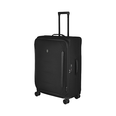 Чемодан VICTORINOX Crosslight, чёрный, RPET полиэстер, 50x32x76 см, 106 л