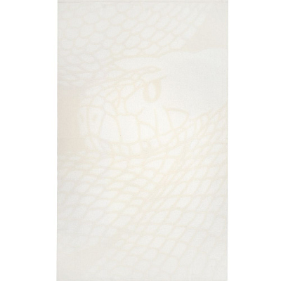 Плед Serpentica, молочный с люрексом