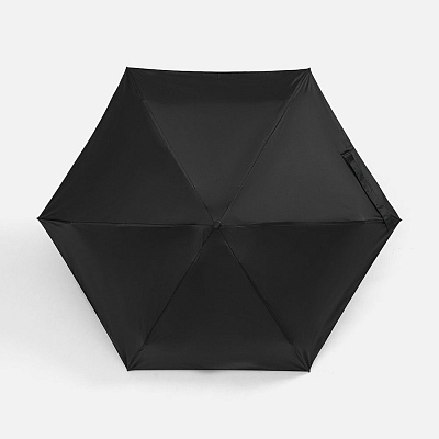Зонт складной RainCase в чехле-сумке, черный