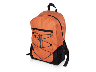 Набор туриста с термосом и кружкой в рюкзаке