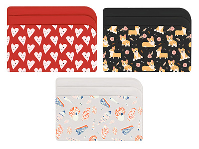 Картхолдер для 3-х карт с возможностью полноцветной печати софт-тач Картхолдер для 3-х карт с возможностью полноцветной печати софт-тач