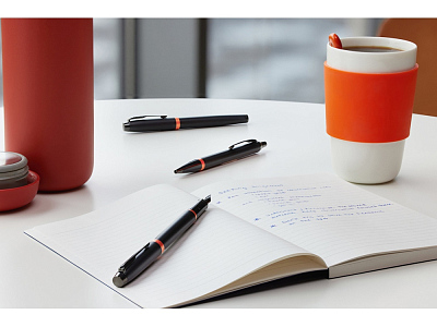 Ручка шариковая Parker IM Vibrant Rings Flame Orange