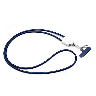 Кабель - ланьярд МультиЛинк 66 Вт, синий