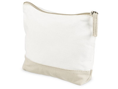 Косметичка хлопковая Cotton (Белый/бежевый) Косметичка хлопковая Cotton (Белый/бежевый)