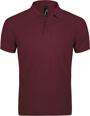 Рубашка поло мужская Prime Men 200 бордовая (Бордовый)