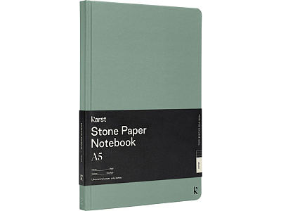 Блокнот А5 с твердой обложкой (Зеленый яркий)