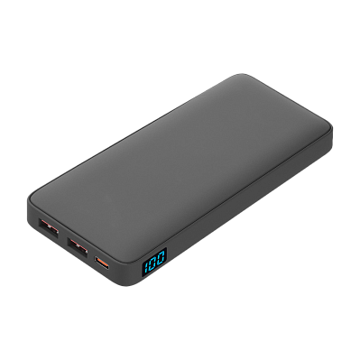 Внешний аккумулятор с подсветкой Ancor PD Plus 10000 mAh, черный (Серый)