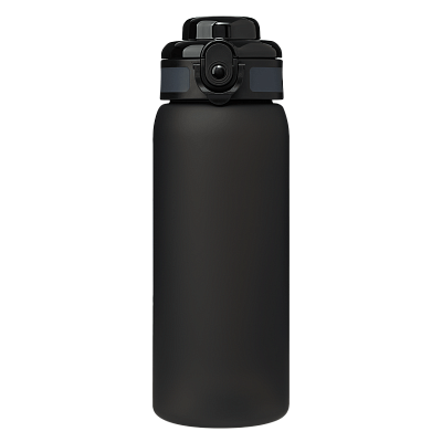 Бутылка для воды Ройс (Roys), черная (Черный, серый)