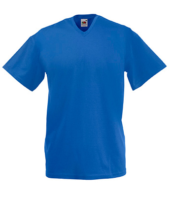 Футболки FOTL Valueweight V-Neck (Ярко-синий)