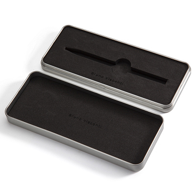 ФУТЛЯР PREMIUM БОЛЬШОЙ МЕТАЛЛИЧЕСКИЙ ПОД РУЧКУ "MIDDLE", СЕРЕБРЯНЫЙ (Серебряный)