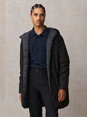 Куртка-парка унисекс Reverse, черная