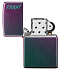 Зажигалка ZIPPO Logo с покрытием Iridescent, латунь/сталь, фиолетовая, матовая, 38x13x57 мм - Фото 4