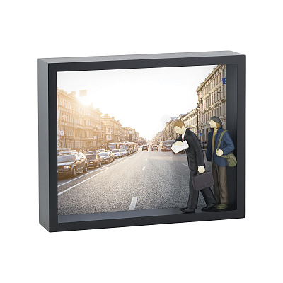 Фоторамка "Ритм большого города", черный (Чёрный)