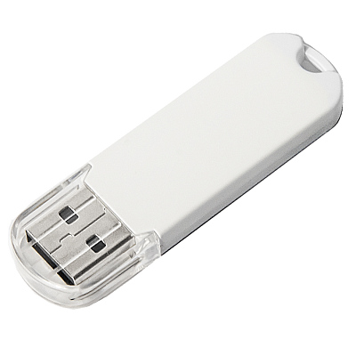 USB flash-карта UNIVERSAL (16Гб), белая, 5,8х1,7х0,6 см, пластик (Белый)