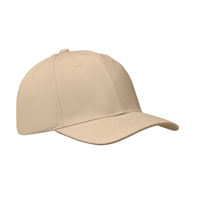 6 panel baseball cap (Бежевый)