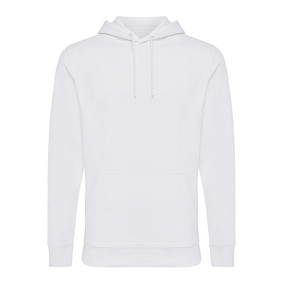 Худи Iqoniq Jasper из переработанного хлопка, унисекс, 340 г/м² (Белый;)
