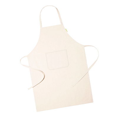 Фартук RIFFOX, 65х93см, органический хлопок 100% (Белый)