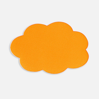 Наклейка тканевая Lunga Calum, L  неон (Оранжевый)