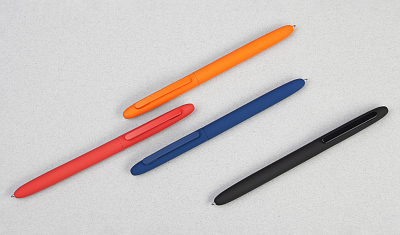 Ручка шариковая "Vega", покрытие soft touch, черный