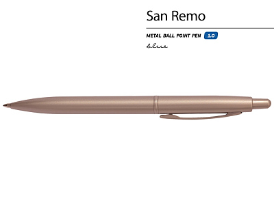 Ручка металлическая шариковая San Remo
