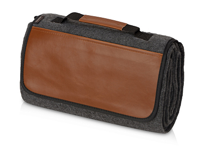 Плед для пикника Campster (Темно-серый, коричневый)