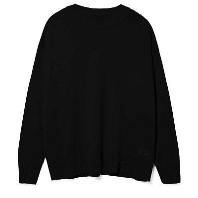 Джемпер оверсайз унисекс Stated в сумке, черный (Чёрный)