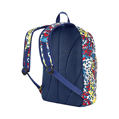 Рюкзак WENGER Crango 16'', цветной с леопардовым принтом, полиэстер 600D, 33x22x46 см, 27 л