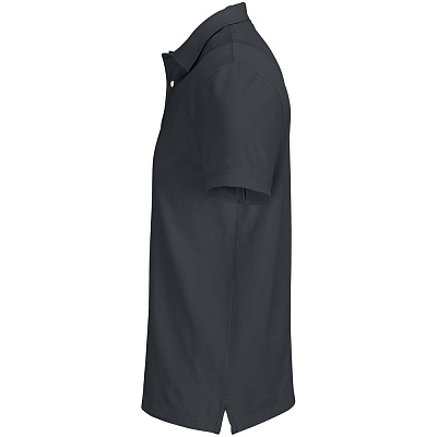 Рубашка поло унисекс Pacific, темно-серая (графит)