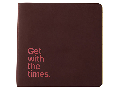 Ежедневник недатированный А5- Megapolis Flex Quattro с УФ-печатью (Бордовый)