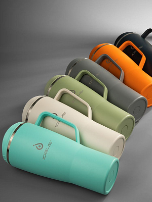 Термостакан Kasumigaoka, белый (молочный)