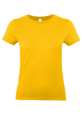 Футболка женская E190 зеленая (Желтый)