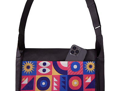 Сумка из нетканого PET материала с регулируемой ручкой