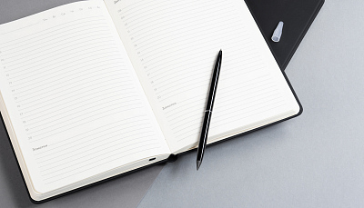 Ручка-вечный карандаш "Split", черный