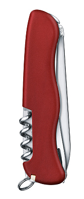 Нож перочинный VICTORINOX Cheese Master, 111 мм, 8 функций, с фиксатором лезвия, красный