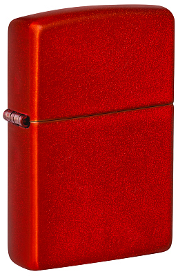 Зажигалка ZIPPO Classic с покрытием Metallic Red, латунь/сталь, красная, матовая, 38x13x57 мм (Красный)