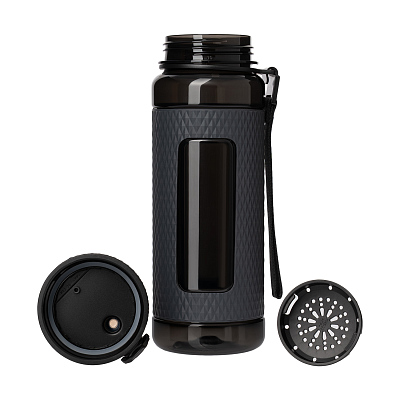 Бутылка для воды Вектор (Vector), черная