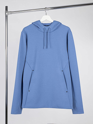 Худи унисекс Begi, молочно-белое (Синий)