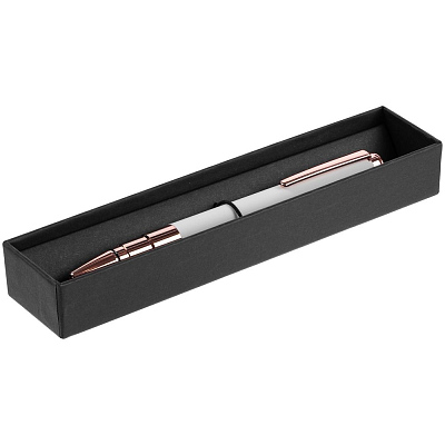 Ручка шариковая Kugel Rosegold, белая (Белый)