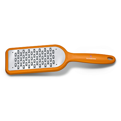 Тёрка средняя VICTORINOX, 26 см, полипропилен / тальк / сталь, оранжевая, в картонной коробке