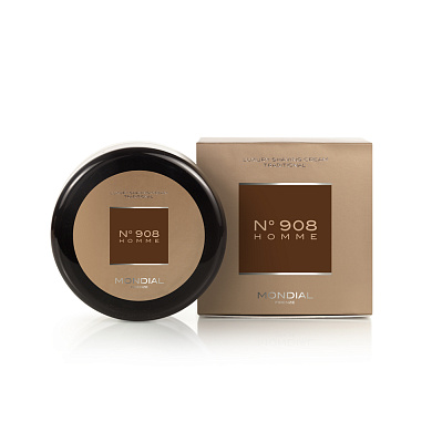 Крем для бритья в пластиковой чаше MONDIAL №908 HOMME LUXURY SHAVING CREAM TRADITIONAL 150 мл