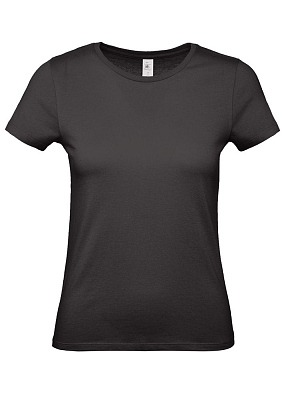 Футболка женская E150, черная (Чёрный)